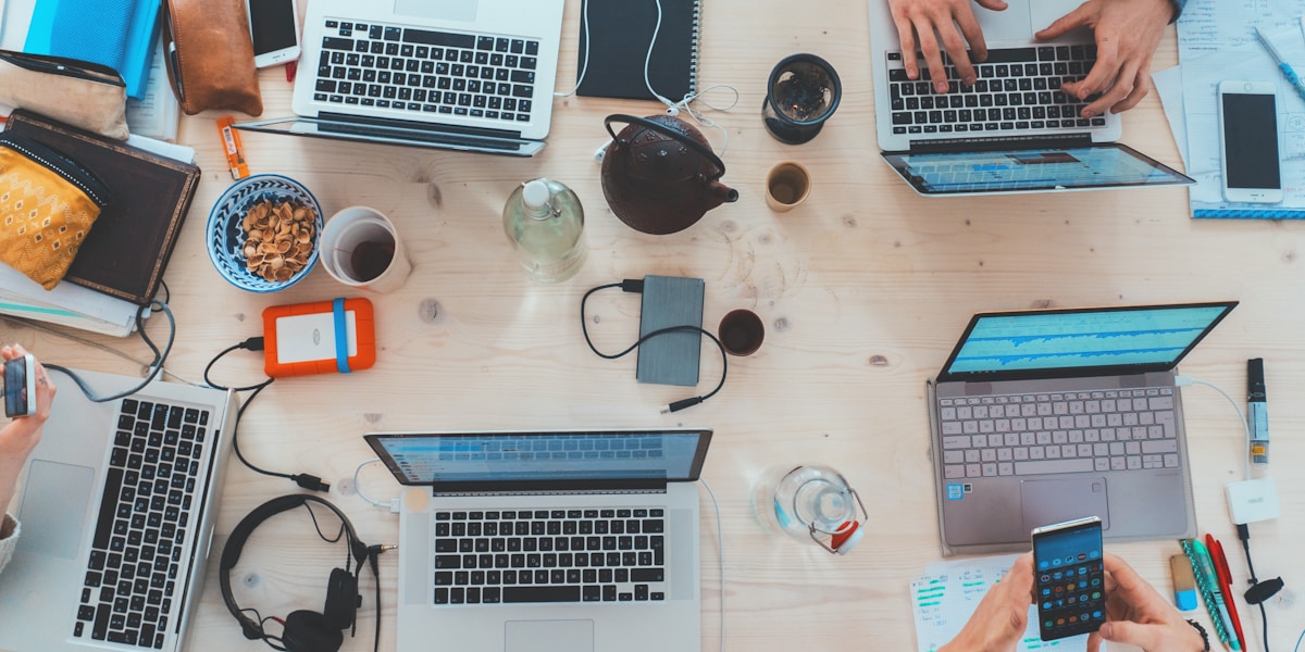 Entrepreneurs developing a startup vision together