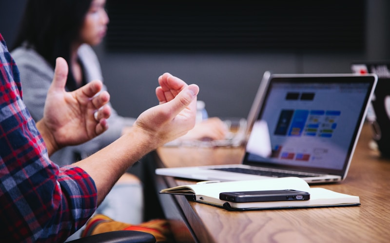 Diverse professionals in a business meeting setting